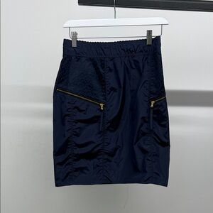 Marc By Marc Jacobs Navy Skirt with Gold Zippers